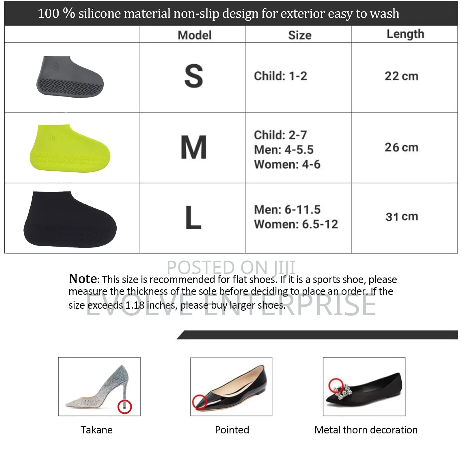 Silicone Rain Boots Sleeves