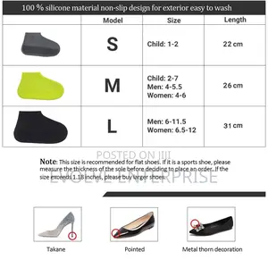 Silicone Rain Boots Sleeves