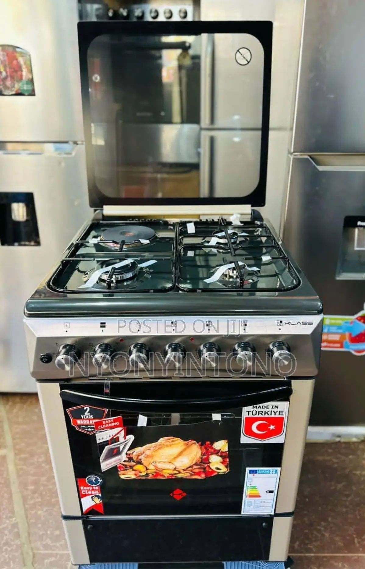 Klass Eura Pool Burners 50cm*60cm, 3+1 Gas Electric Cooker
