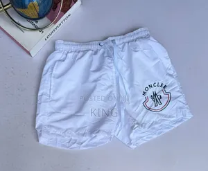 Moncler Shorts. Swim Shorts. In White