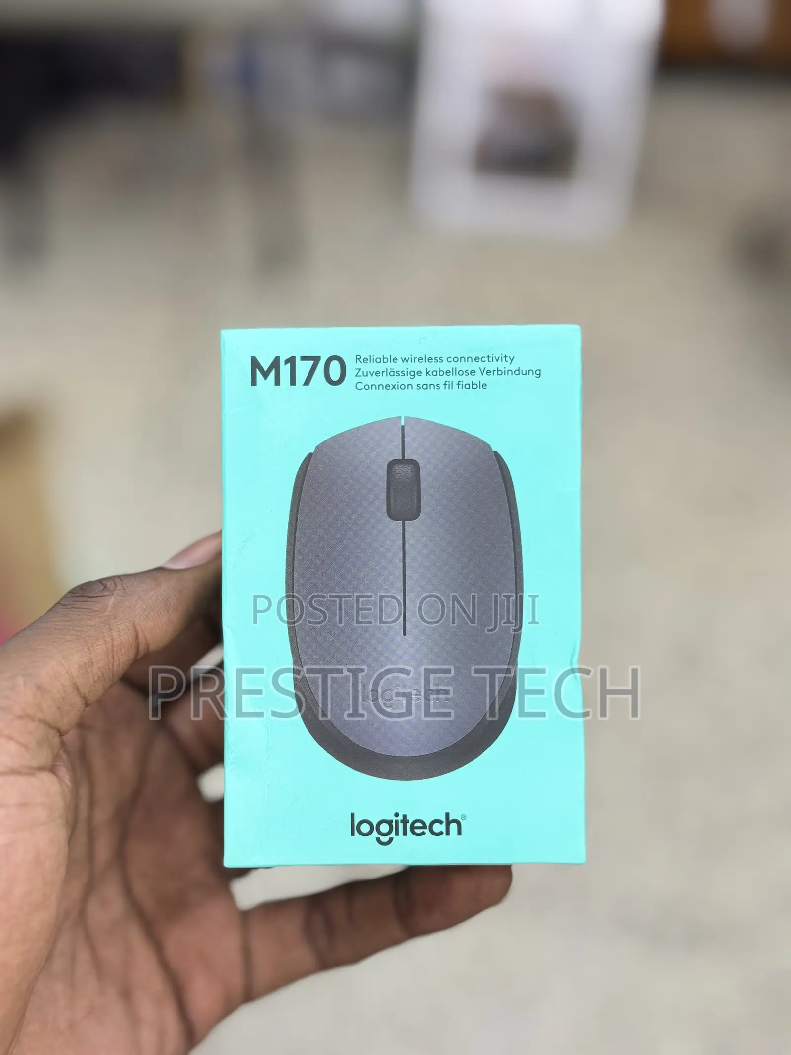 Logitech M170 Mouse Black 3 Buttons