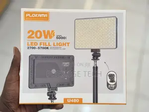 Plokama 20w Led Fill Light U480 5000mah Rechargeable Battery