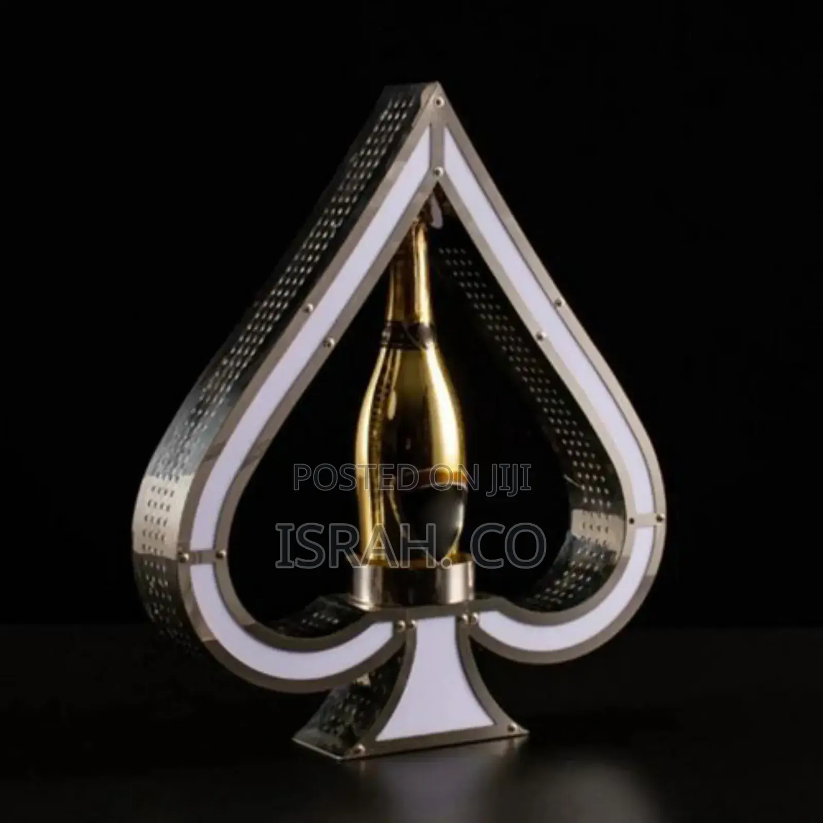 Led Ace of Spades Vip Champagne Bottle Presenter