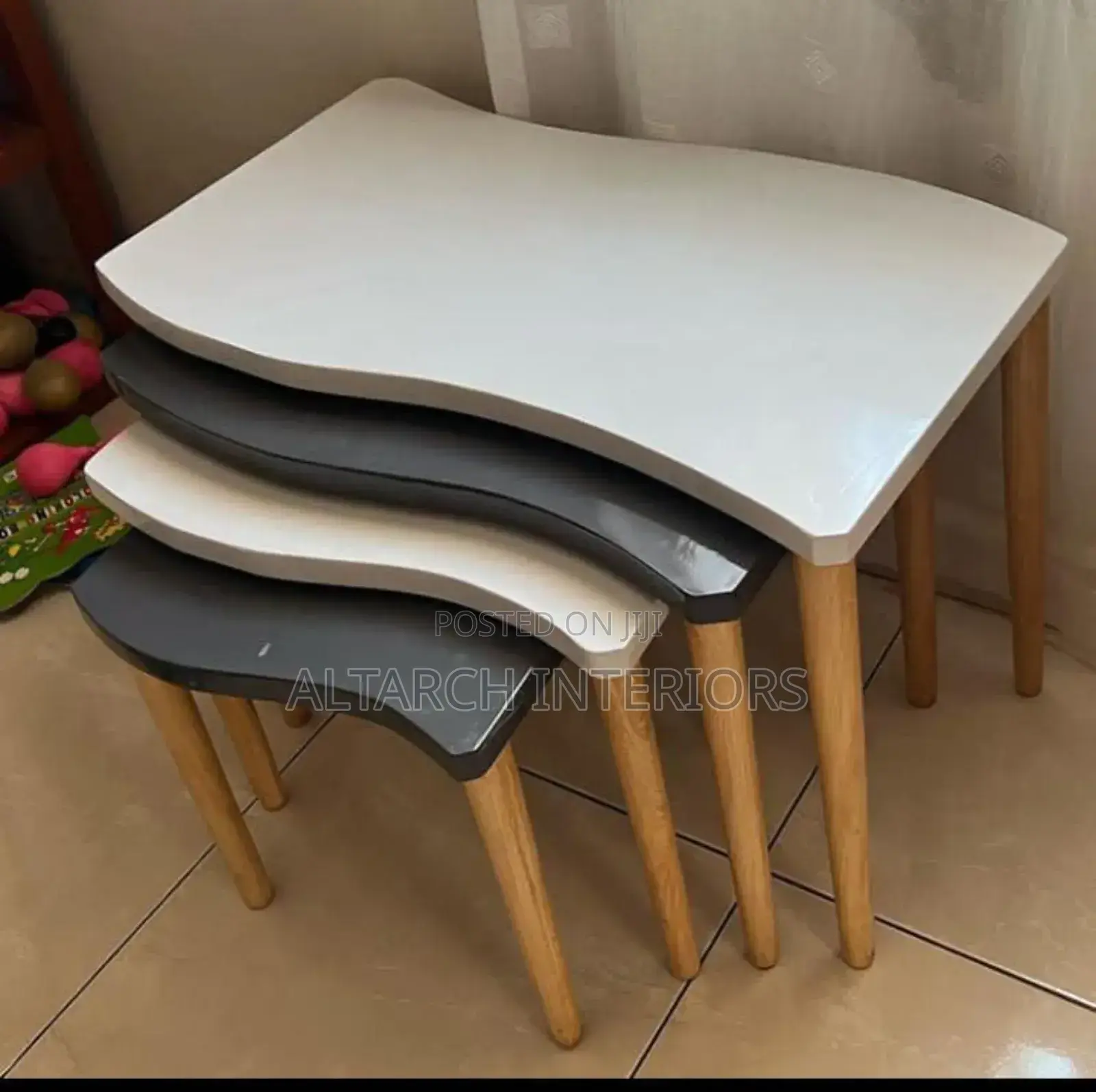 White and Grey Coffee Tables