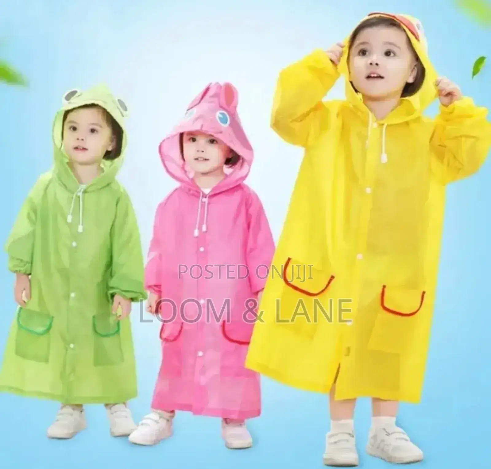 Portable Reusable Raincoats