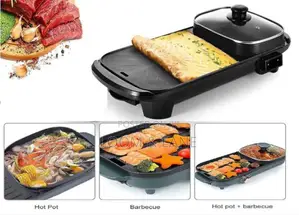 Electric Barbecue Grill Smoke Free Portable BBQ Grilling