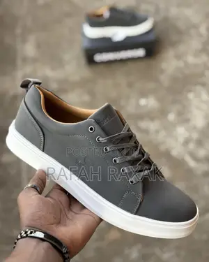 Men’S Classic Grey/White Timberland Casual Lace Up Shoes
