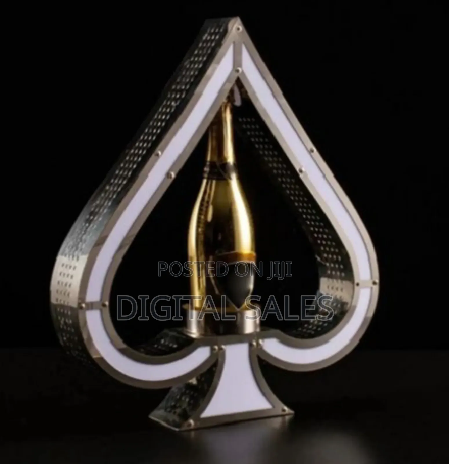 Led Lighted Liquor Bottle Display.