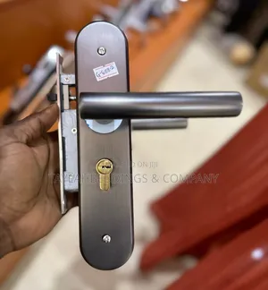 Brass With Silver Gold Finish Mortice Cylindrical Lock