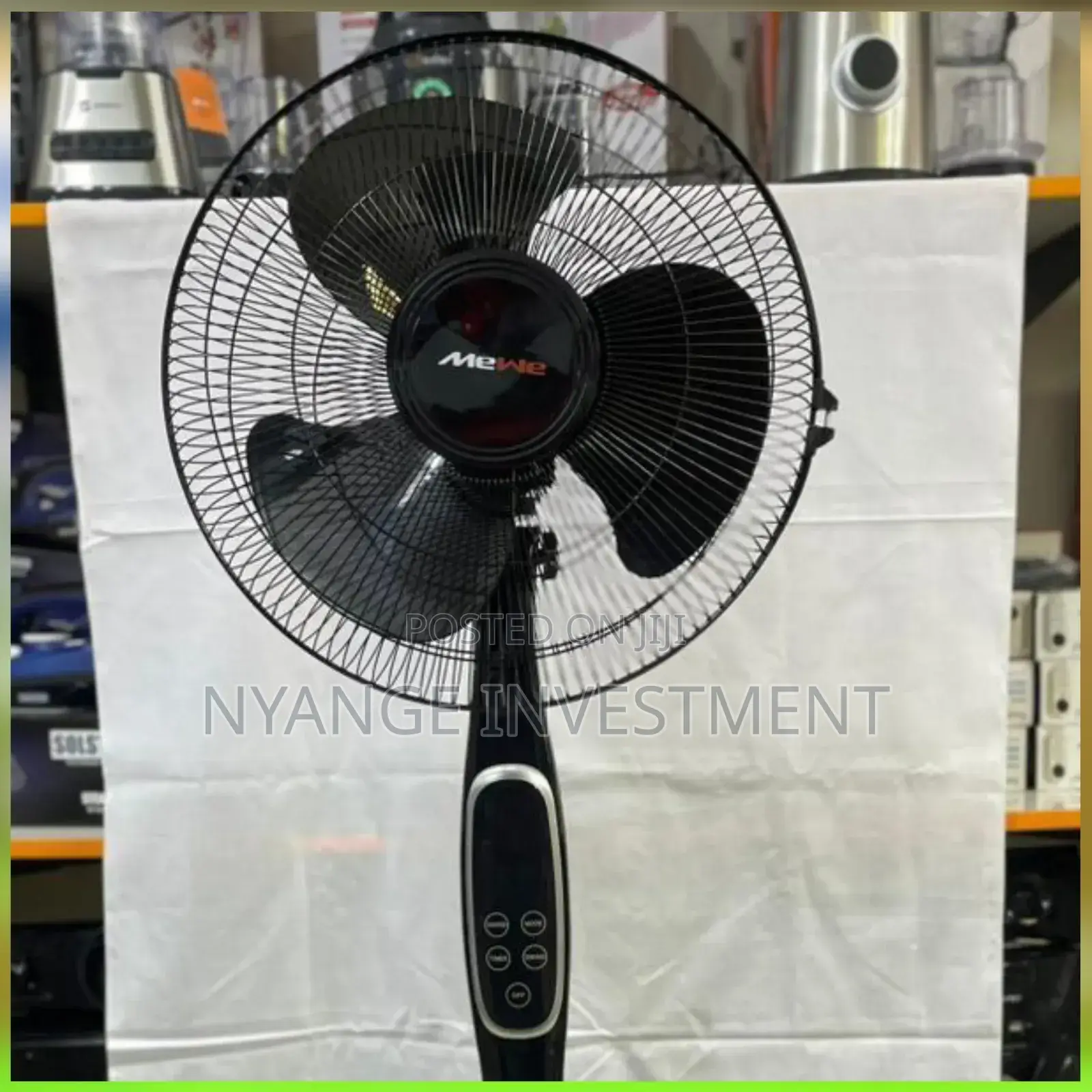 Stand Fan With a Remote. Me We Stand Fan With Remote