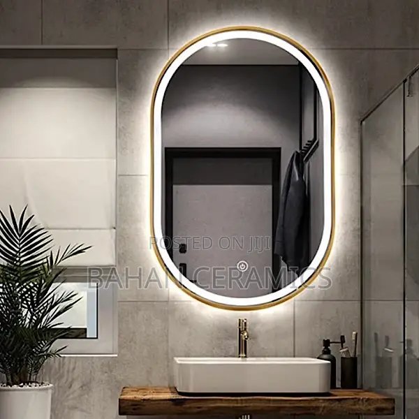 Framed Oval Led Mirrors