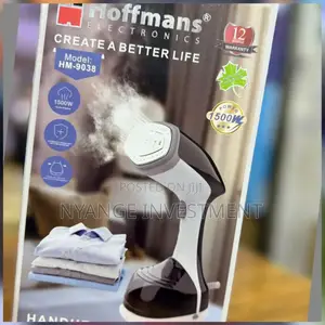 Handheld Garment Steamer. Hoffmann Garment Steamer