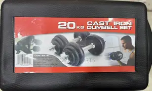 20kg Adjustable Dumbbells (Gripped)