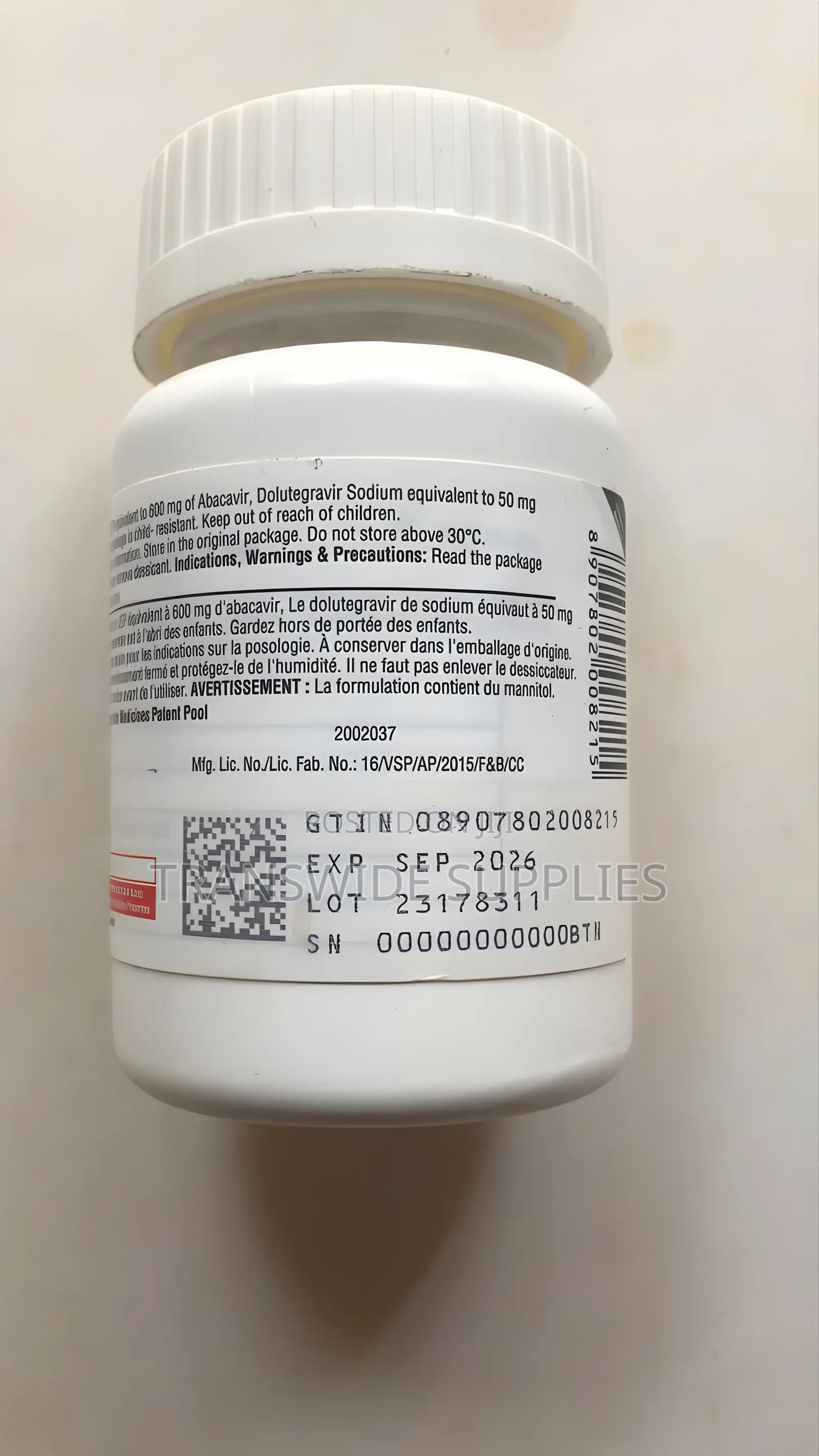 Abacavir Post Exposure Prophylaxis - Pep 30s (Most Efficient