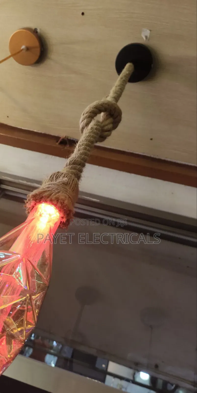KLM Pendant Rope Lamp Holder