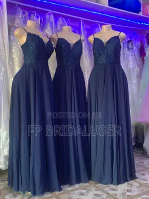 Navy Blue Round Dress X3 PCS Hire