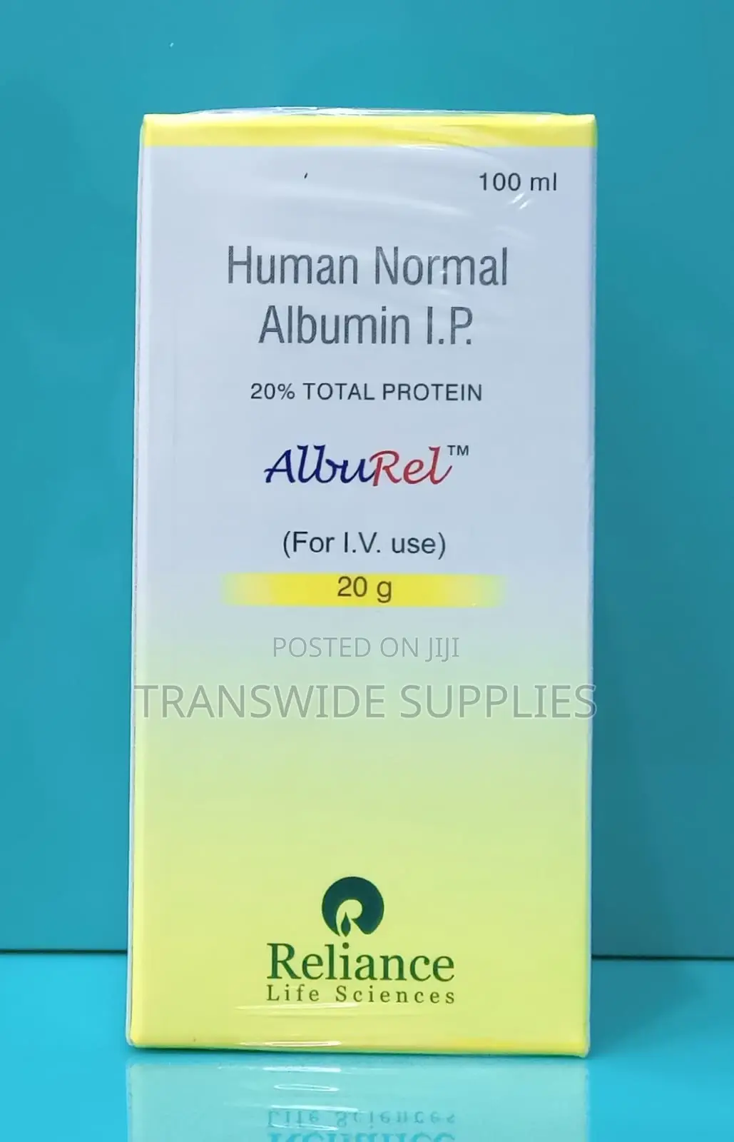 Albumin 20% 100mls - Alburel India Brand