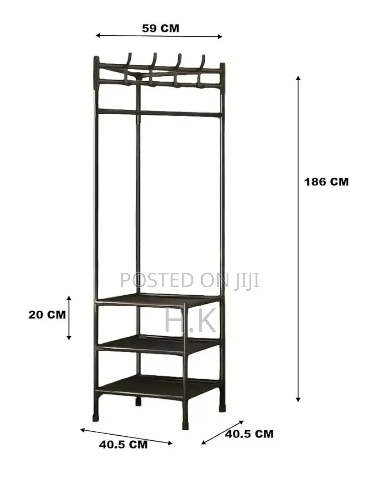 Corner Coat Rack