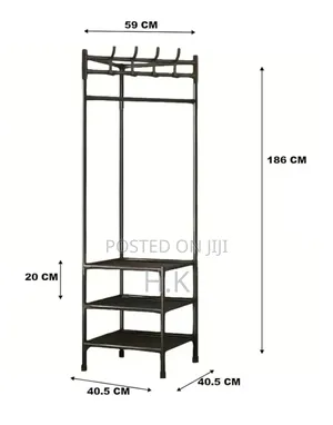 Corner Coat Rack