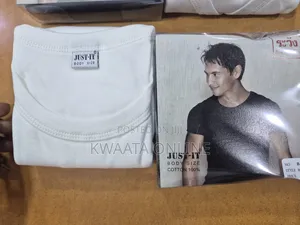1 Pc Just It Men's Round Neck Cotton Undershirt