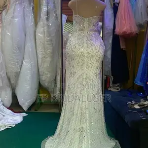 Classy Beaded Changing Dress for Hire