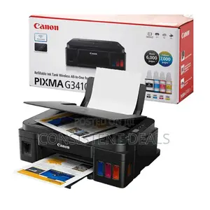 Canon Pixma G3410 Wireless All in One Printer (Refillable)