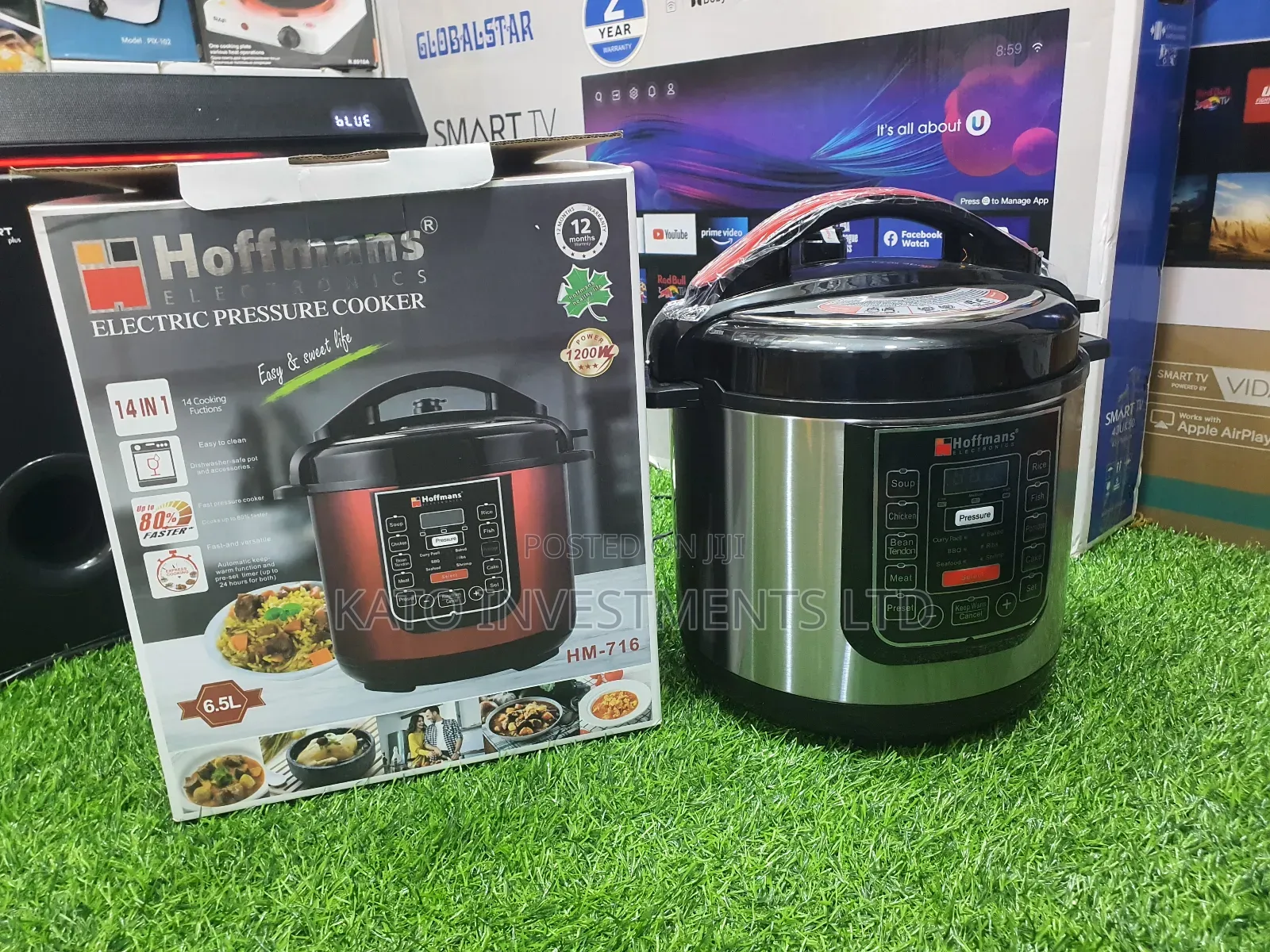 6.5litrs 14 In 1 Function Electric Pressure Cooker Hm-716