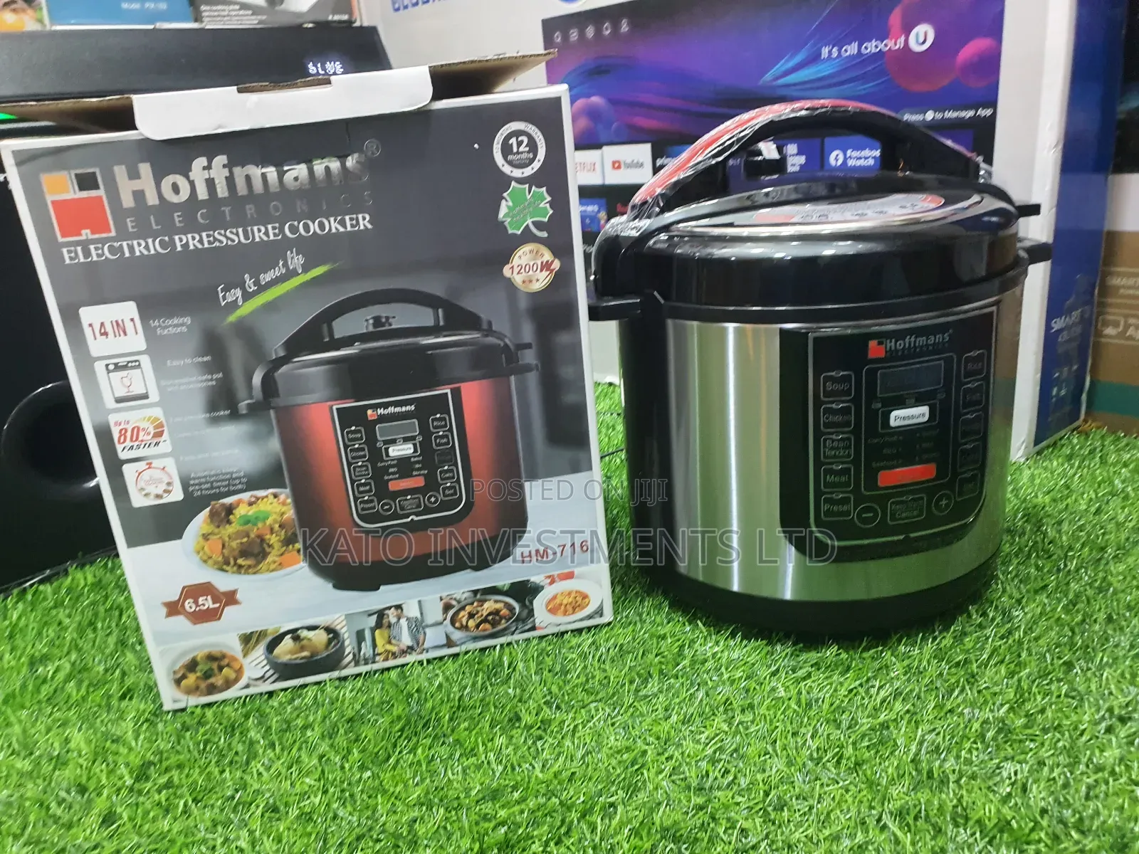 6.5litrs 14 In 1 Function Electric Pressure Cooker Hm-716