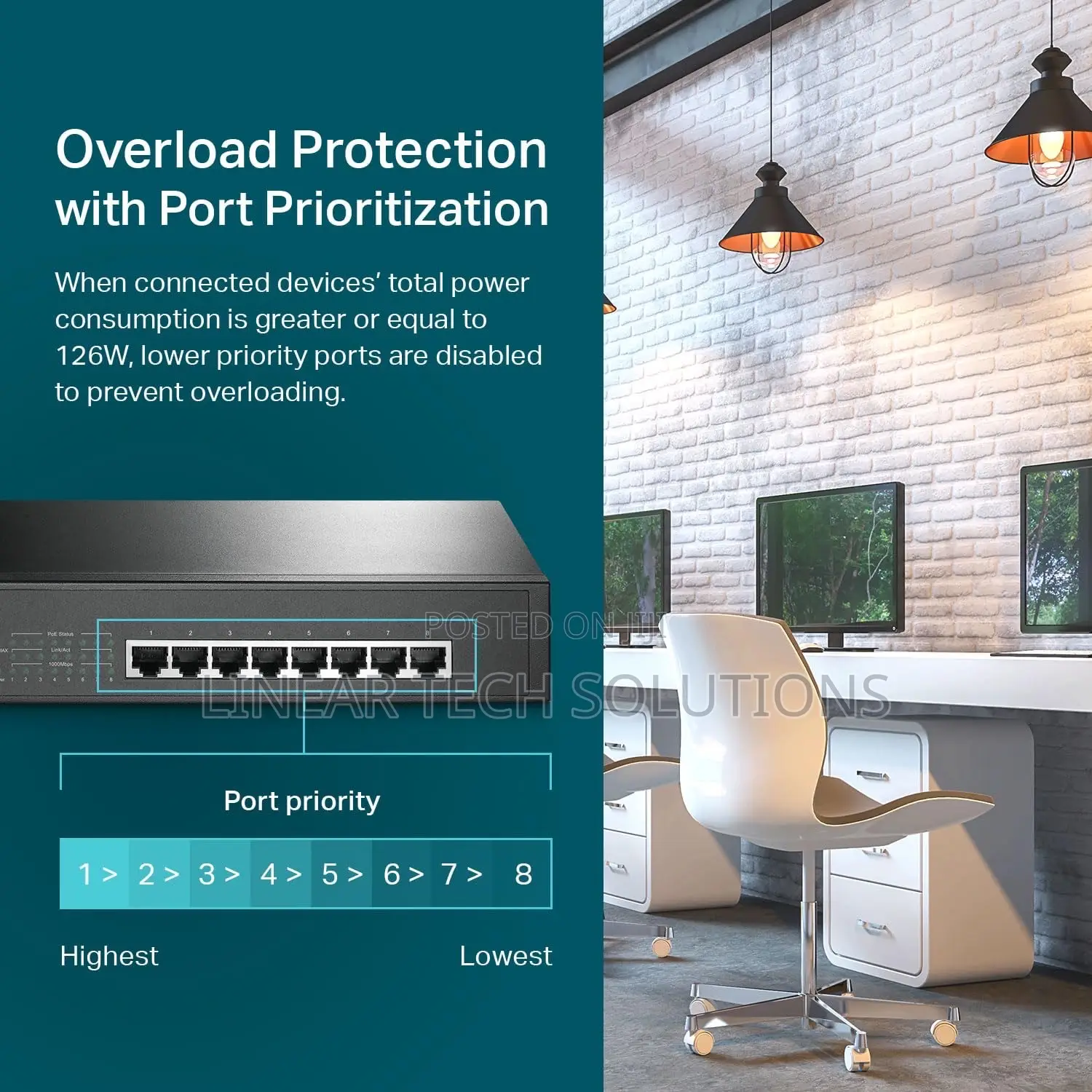 8port Gigabit Rackmount Switch