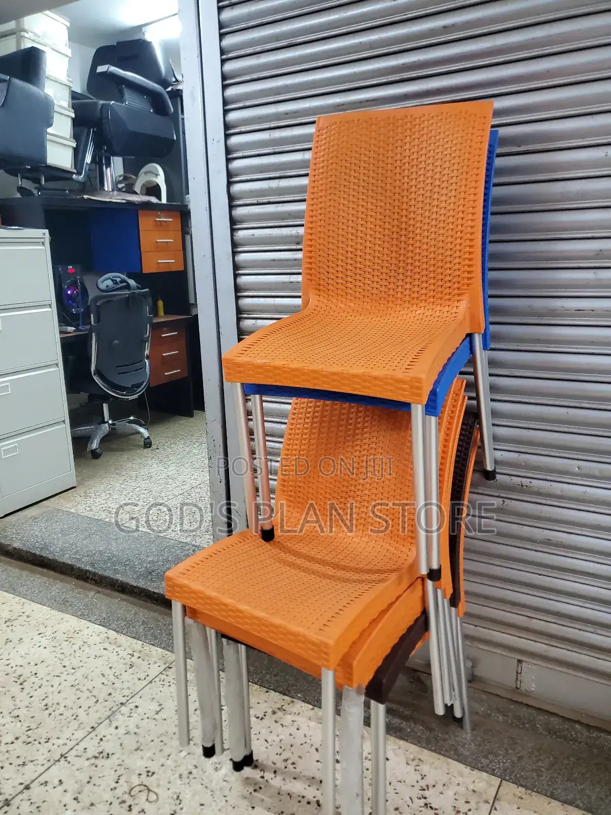World Plastic Chairs Armless
