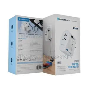 Powerology Universal Travel Adapter 2300w