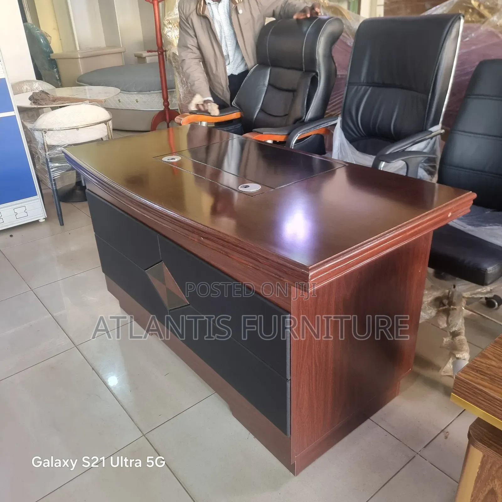 Dack Mahogany Executive Table