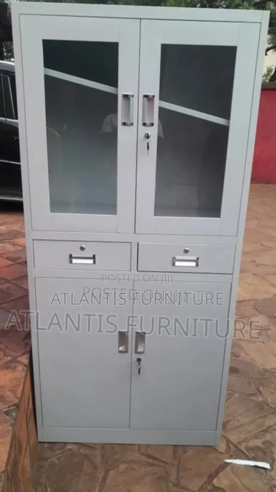 Two.Midle Drower File Cabinet.