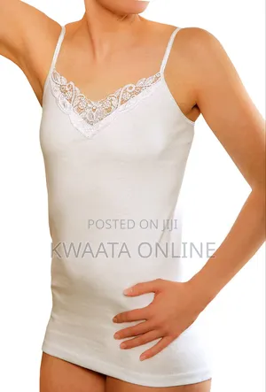 Bugstone 1piece Pack Women Vest 100% Cotton Stretchy Vest