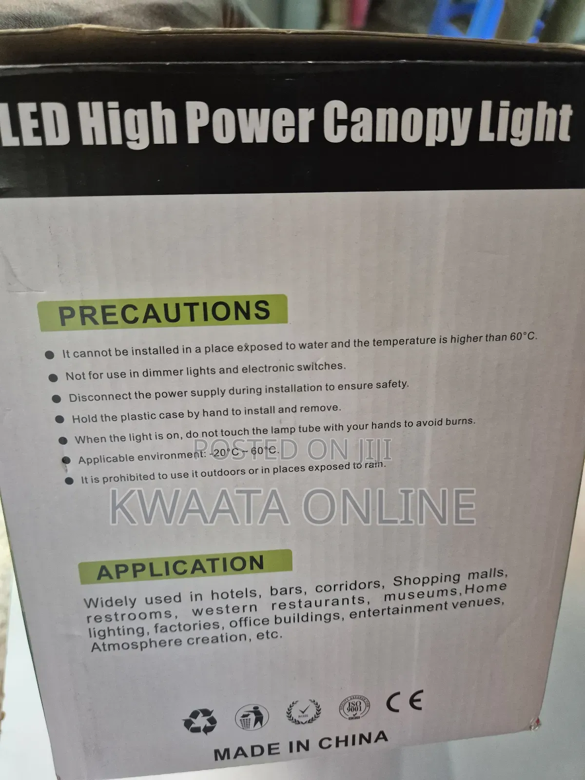 High Light Super Bright Ceiling Light Lamp- 100w