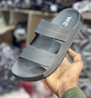 Men’S Classic Double Strap Grey Alc Sandals