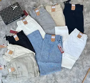 Gents Quality Linen Trousers