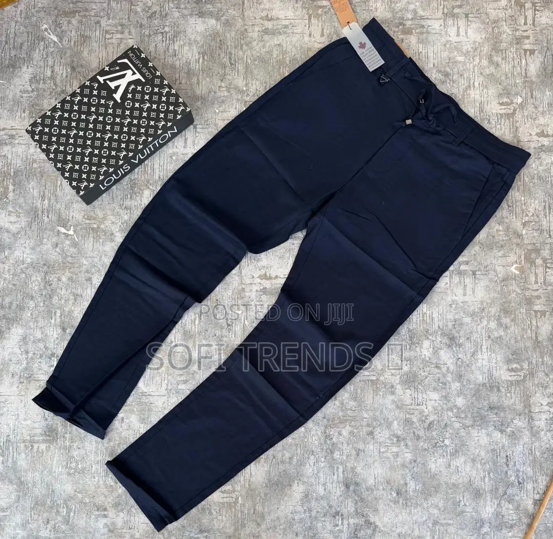 Gents Quality Linen Trousers