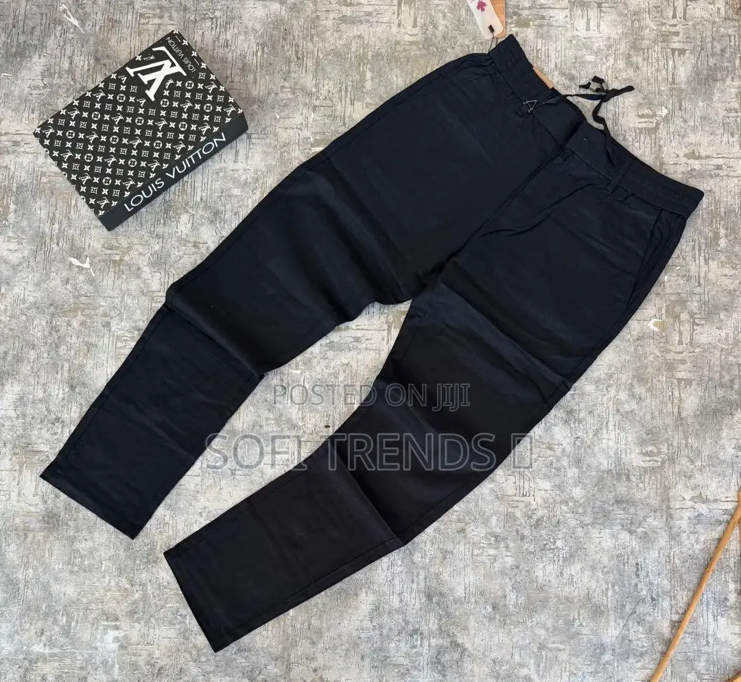 Gents Quality Linen Trousers