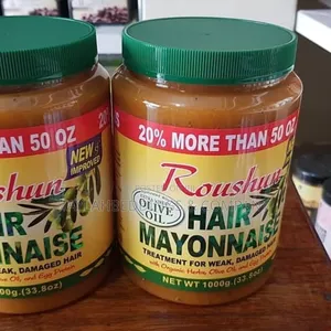 Roushun Organic Hair Treatment With Olive Oil Egg Protein