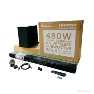 Hisense Bluetooth Wireless Sound Bar With Dolby Atmos 3.1ch