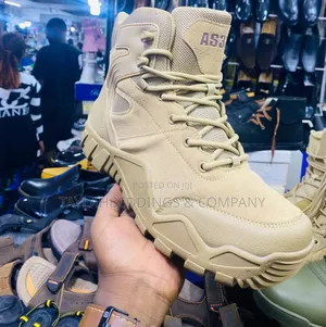 Soldier Tactical Military Boots Suede Leather Boots Combat