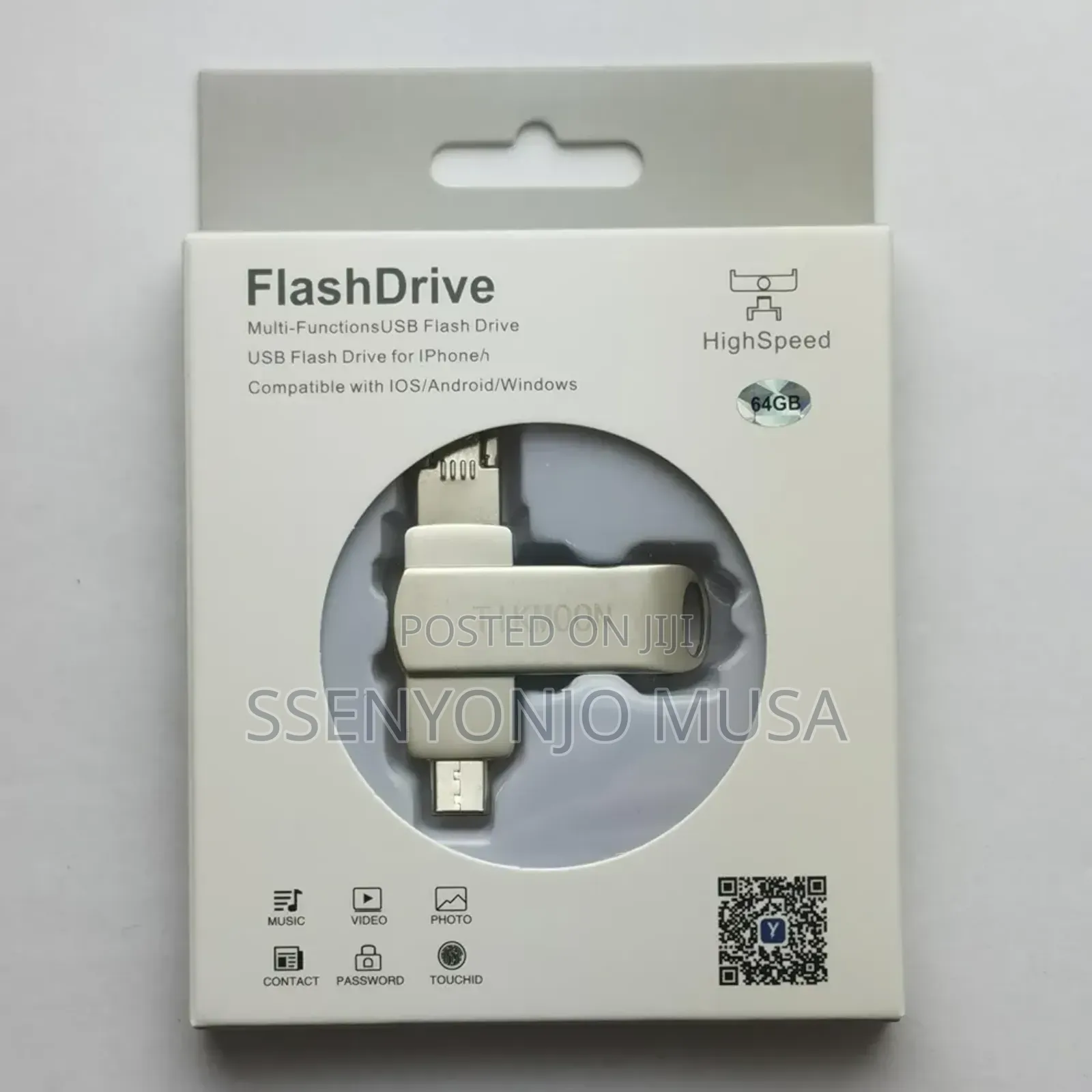 64gb 4in1 Usb Flash Drive - Type-C, Usb, Apple, Android,Pc