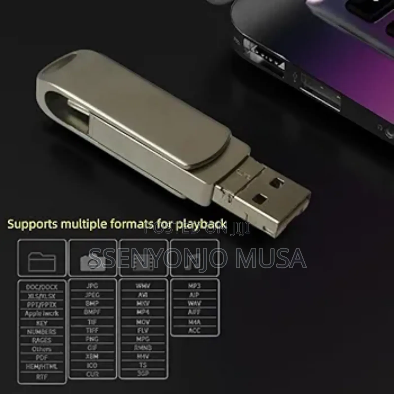 64gb 4in1 Usb Flash Drive - Type-C, Usb, Apple, Android,Pc