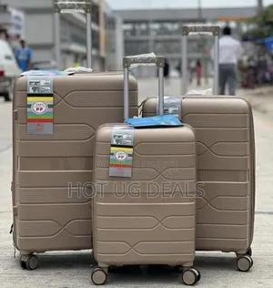 Set Of 3 In 1 Pure Rubber Unisex Waterproof Travel Suitcase