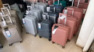 Set Of 3pcs Rubber Waterproof Travel Suitcase (S,M,L)