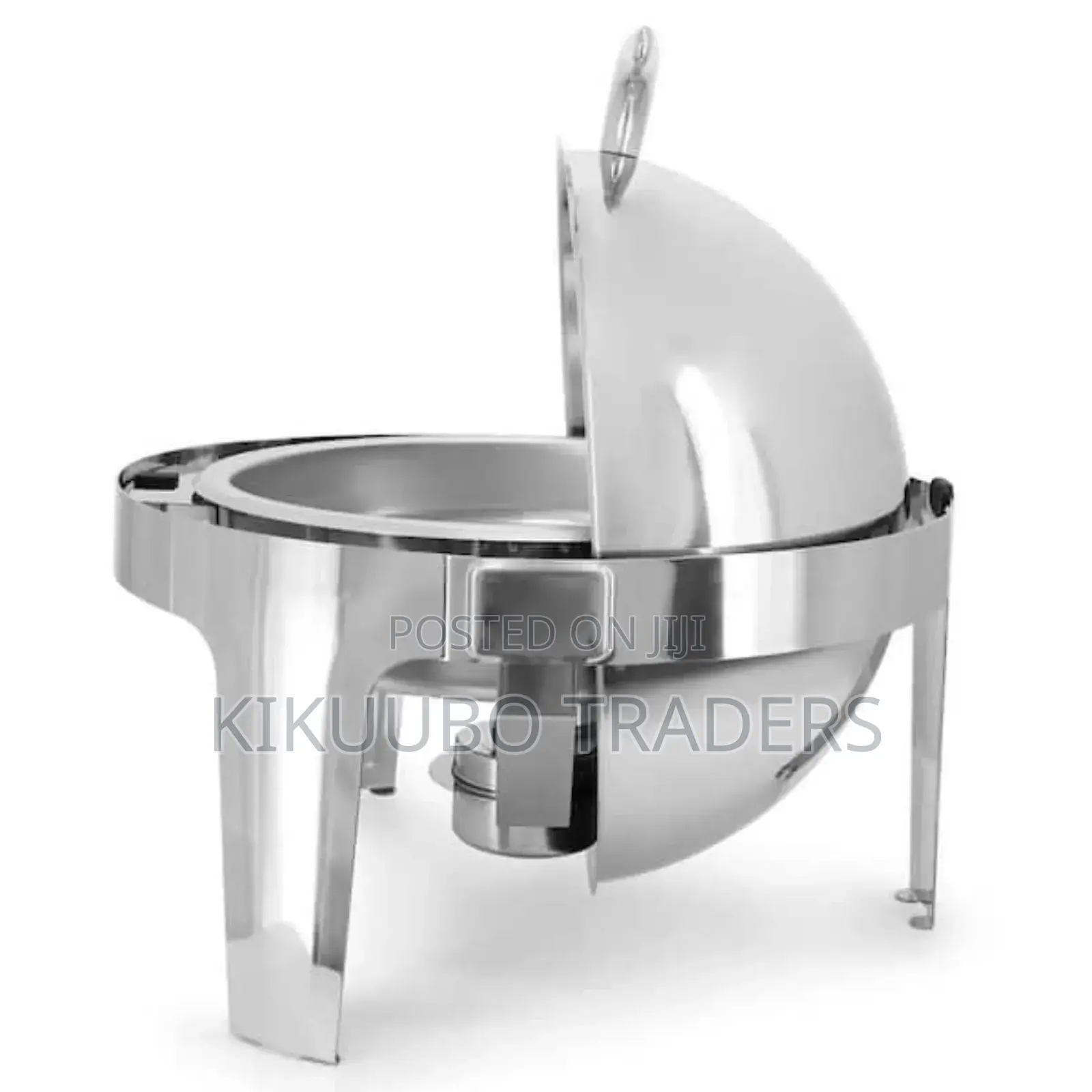 Round Dish Roll Top Food Buffet Warmer