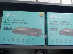 Tp Link 9 Port 10/100mbps Poe Switch