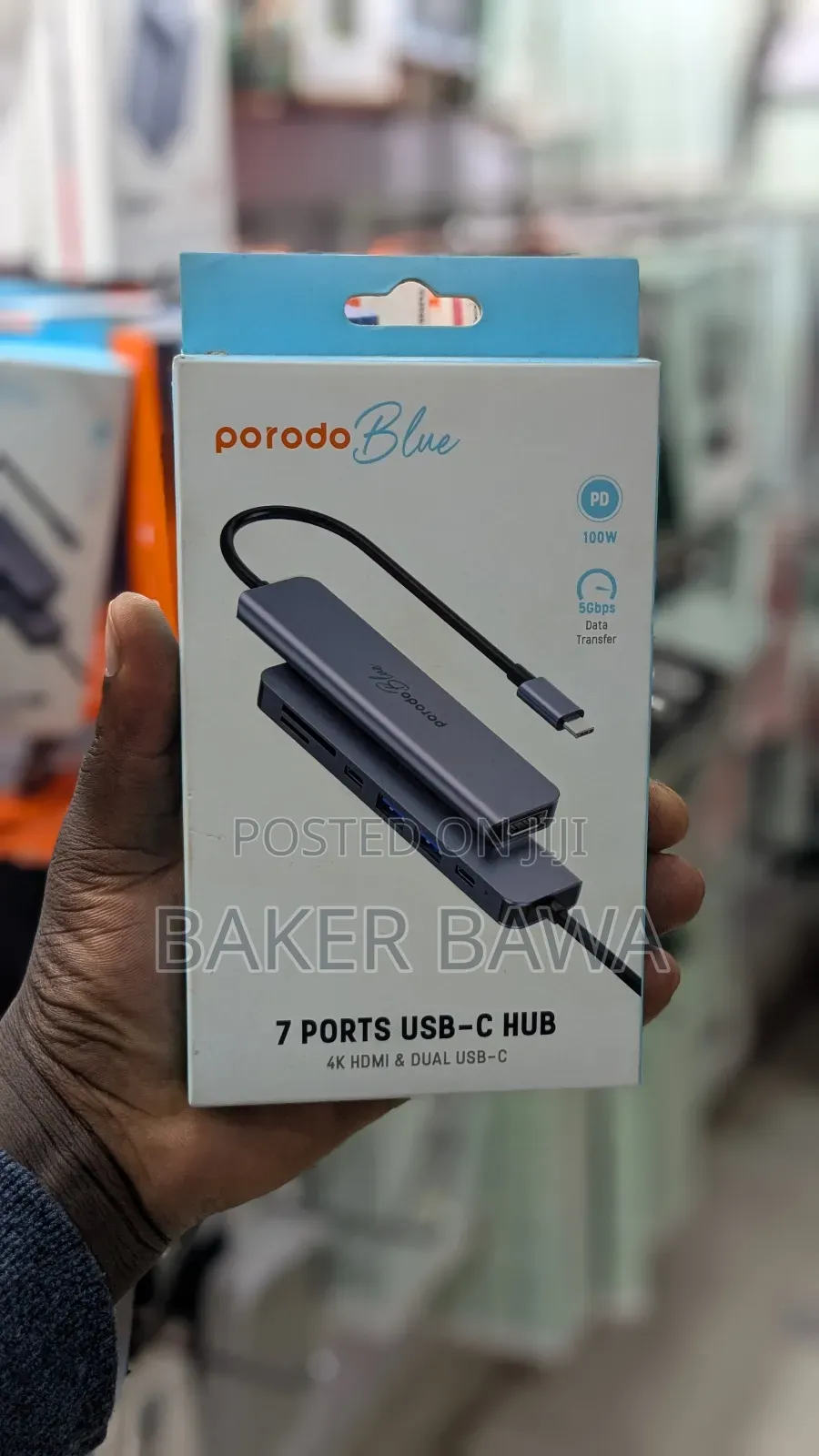 Porodo 7 Ports Usb C Hub