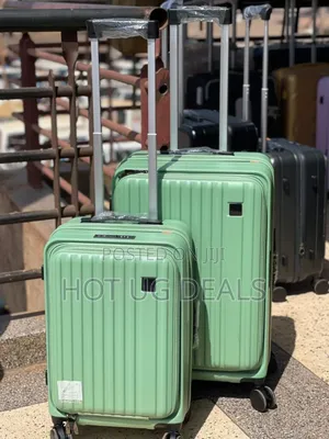 2pcs Set Of Two Crown Business Travel Hard Body  Suitcases